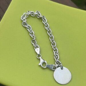 ITALY 925 SILVER Charm BRACELET